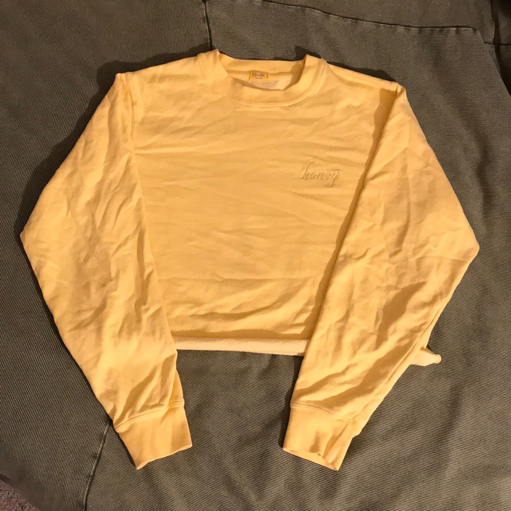 brandy melville honey sweatshirt